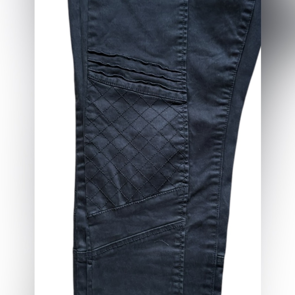 bp Dark Blue Moto Skinny Pants - Picture 3 of 10